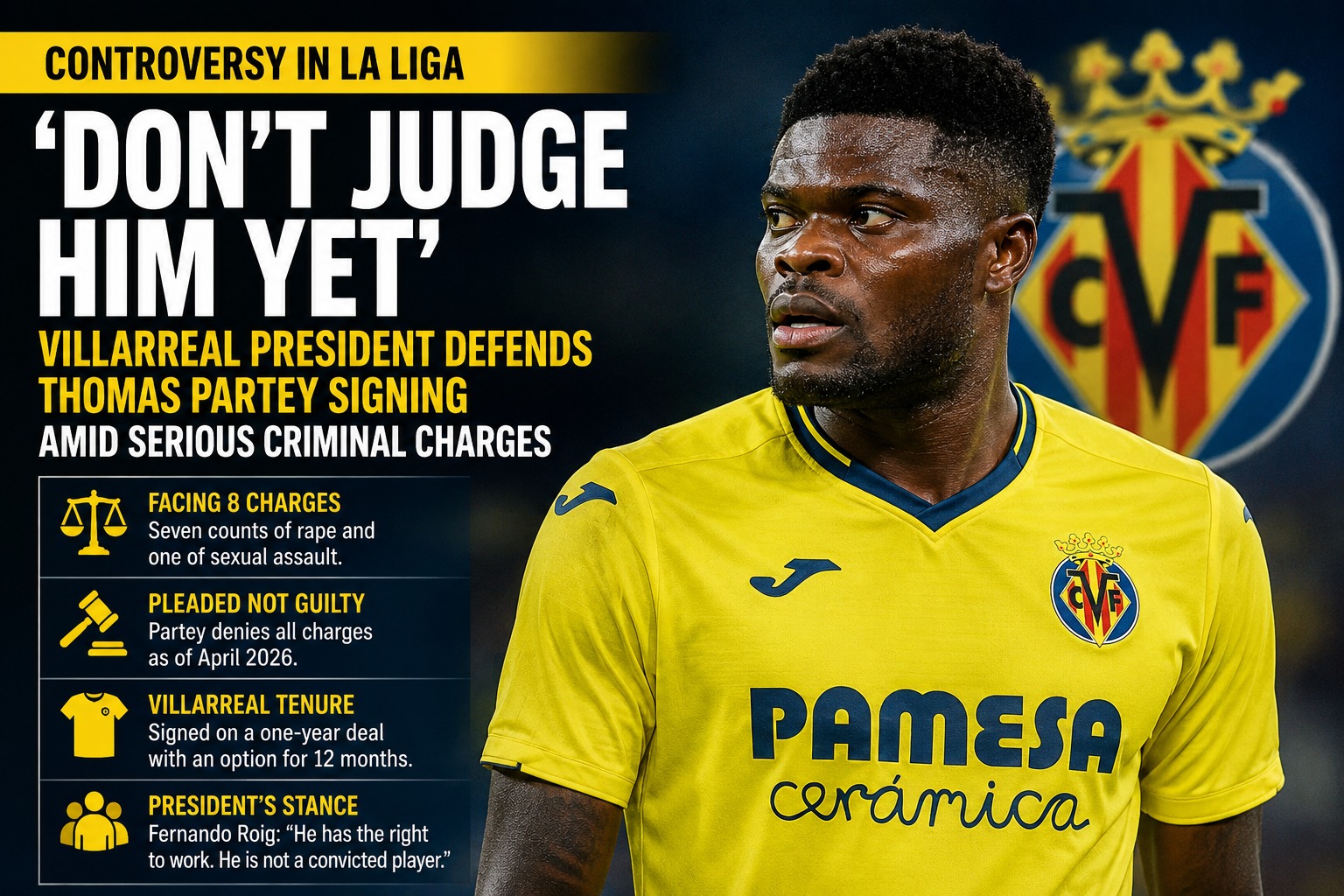 Villarreal President Defends Thomas Partey